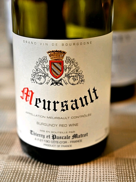 Thierry et Pascale Matrot Meursault Rouge