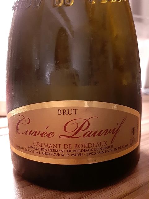 Cuvée Pauvif Crémant de Bordeaux Brut