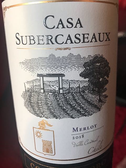 Casa Subercaseaux Merlot(カーサ・スベルカソー メルロー)