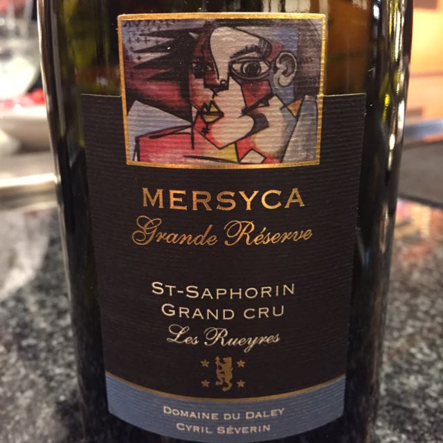 ↓MERSYCA Grande Réserve St-Saphorin DOMAINE DU DALEY Mersyca Grande Réserve Grand Cru St