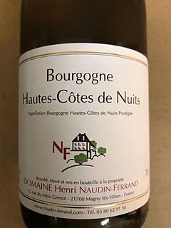 Dom. Henri Naudin Ferrand Bourgogne Hautes Côtes de Nuits Blanc