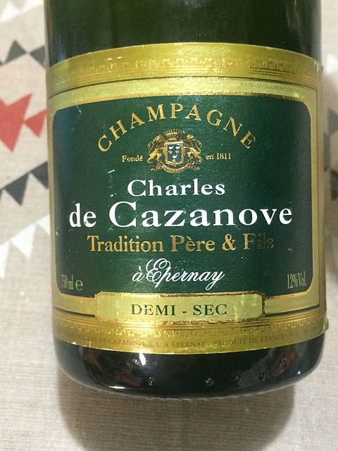 Charles de Cazanove Tradition Père & Fils Demi Sec