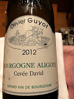 Olivier Guyot Bourgogne Aligoté Cuvée David(オリヴィエ・ギュイヨ ブルゴーニュ アリゴテ キュヴェ・ダヴィッド)