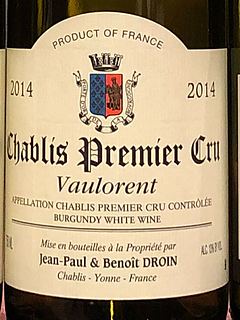 Jean Paul & Benoit Droin Chablis 1er Cru Vaulorent(ジャン・ポール・エ・ブノワ・ドロワン シャブリ プルミエ・クリュ ヴォロラン)