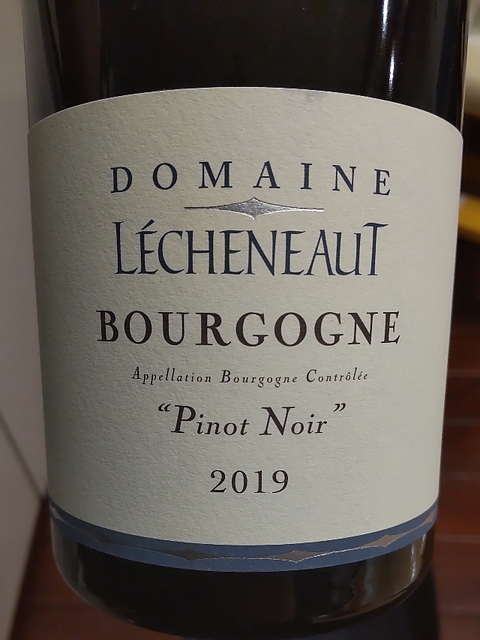 Dom. Lécheneaut Bourgogne Pinot Noir(ドメーヌ・レシュノー ブルゴーニュ ピノ・ノワール)