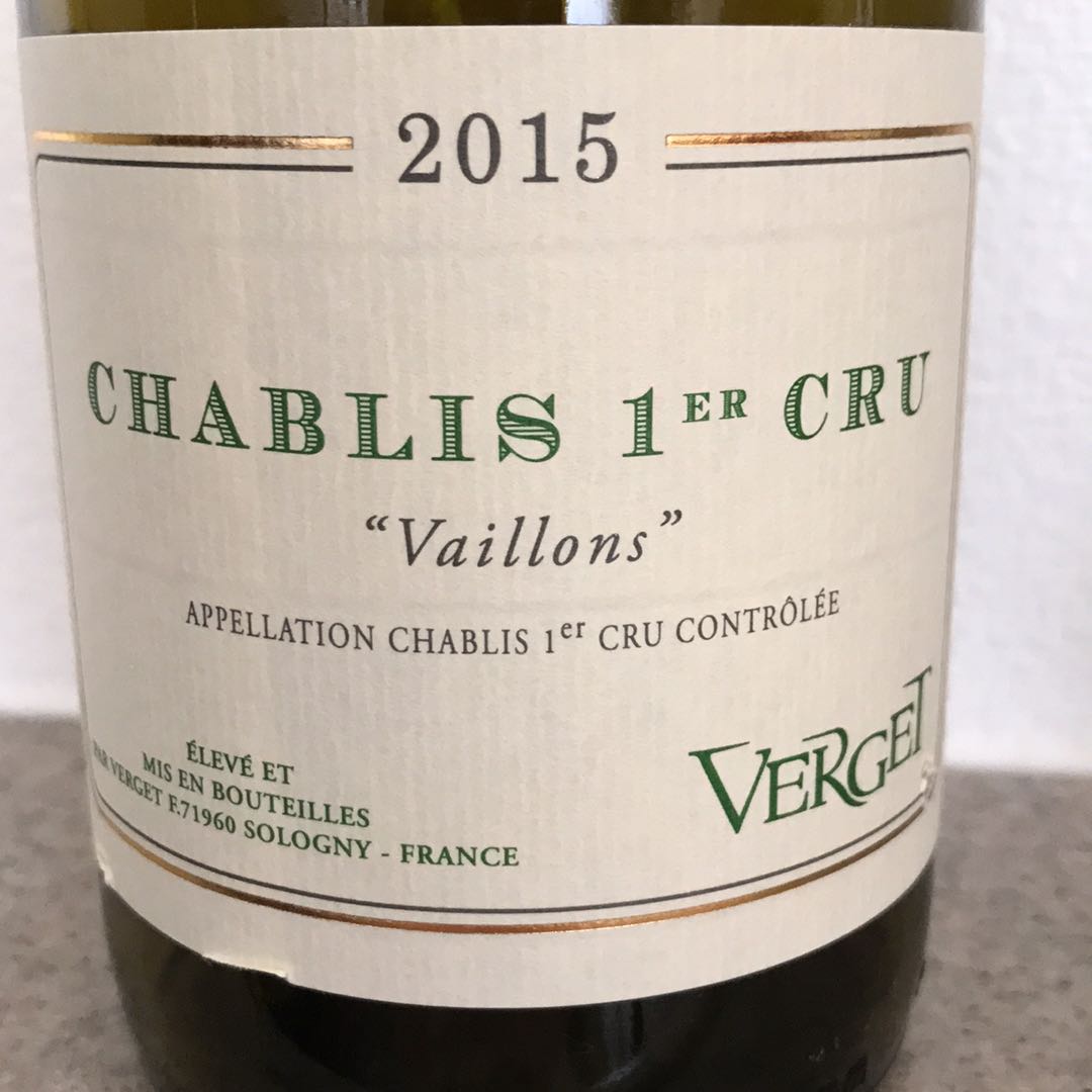 Verget Chablis 1er Cru Vaillons(ヴェルジェ シャブリ プルミエ