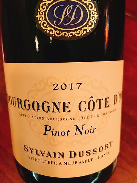 Sylvain Dussort Bourgogne Côte d'Or Pinot Noir