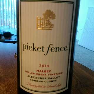 Picket Fence Malbec Miller Creek Vineyard(ピケット・フェンス マルベック ミラー・クリーク・ヴィンヤード)