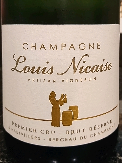 Louis Nicaise 1er Cru Brut Réserve(ルイ・ニケーズ プルミエ・クリュ ブリュット レゼルヴ)