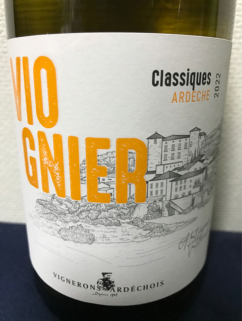 Vignerons Ardéchois Ardèche Classiques Viognier(ヴィニュロン・アルデショワ アルデッシュ クラシック ヴィオニエ)