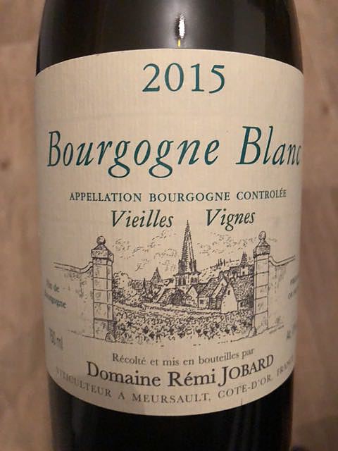 Dom. Rémi Jobard Bourgogne Blanc Vieilles Vignes(ドメーヌ・レミ・ジョバール ブルゴーニュ ブラン ヴィエイユ・ヴィーニュ)