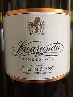 Jacaranda Estate Old Vine Chenin Blanc(ジャカランダ エステート オールド・ヴァイン シュナン・ブラン)