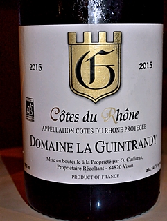 Dom. La Guintrandy Côtes du Rhône Blanc(ドメーヌ・ラ・ガントランディ コート・デュ・ローヌ ブラン)