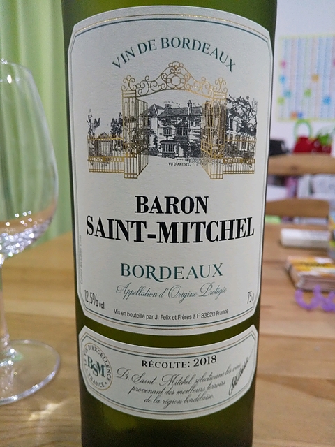 Baron Saint Mitchel Bordeaux Blanc(バロン・サン・ミッシェル ボルドー ブラン)