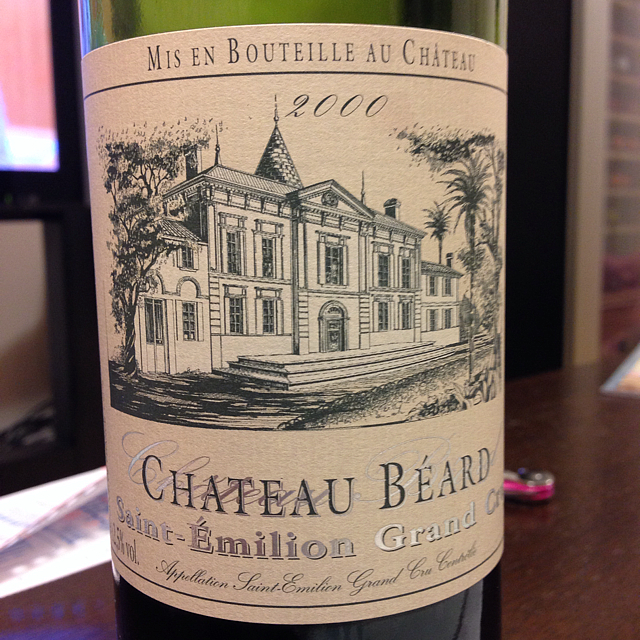 Ch. Beard Saint Emilion Grand Cru(シャトー・ベアール Vinica 無料のワインアプリ