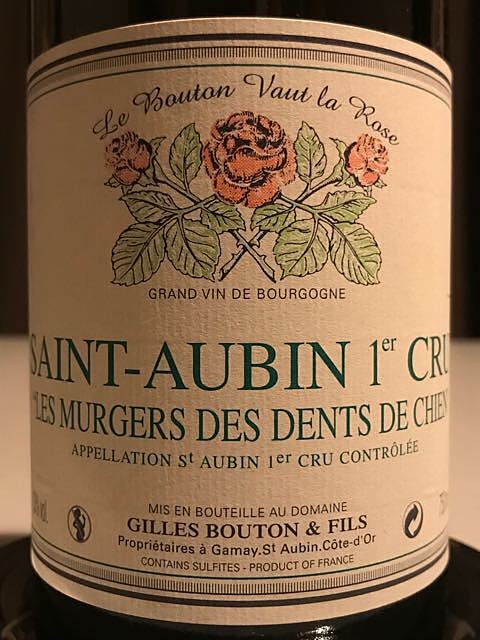 Gilles Bouton & Fils Saint Aubin 1er Cru Les Murgers des Dents de Chien