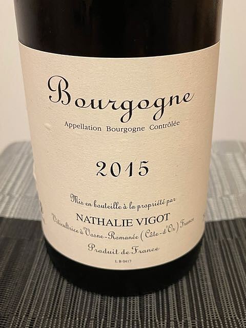 Nathalie Vigot Bourgogne Rouge