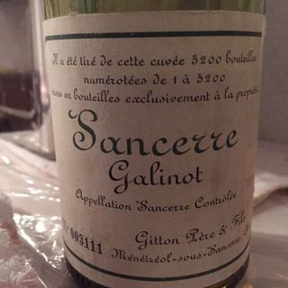 Gitton Père & Fils Sancerre Galinot(ジットン・ペール・エ・フィス サンセール ガリノ)