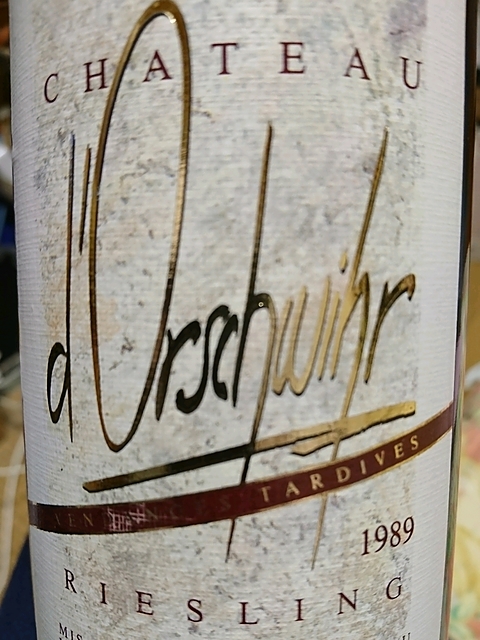 Ch. d'Orschwihr Riesling Vendanges Tardives