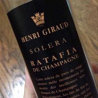 Henri Giraud Solera Ratafia de Champagne(アンリ・ジロー ソレラ ラタフィア・ド・シャンパーニュ)