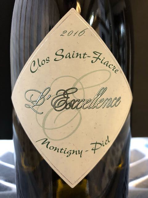 Clos Saint Fiacre Orléans L'Excellence Blanc