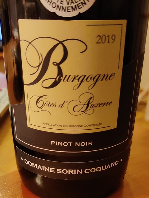 Dom. Sorin Coquard Bourgogne Côtes d'Auxerre Pinot Noir