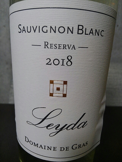 Dom. de Gras Reserva Sauvignon Blanc Leyda(ドメーヌ・デ・グラス レゼルヴァ ソーヴィニヨン・ブラン レイダ)