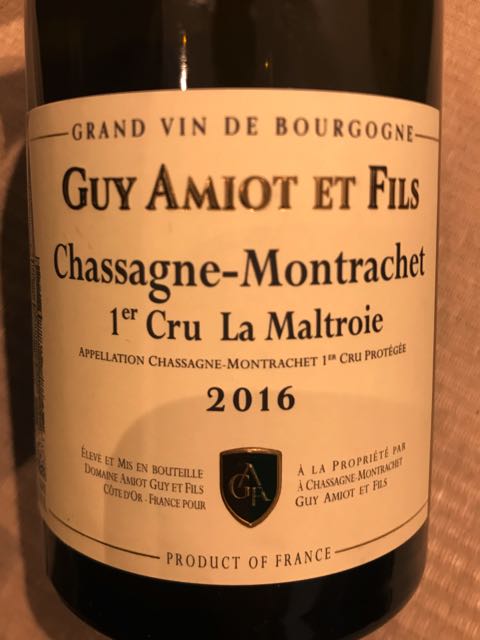 Guy Amiot et Fils Chassagne Montrachet 1er Cru La | Vinica