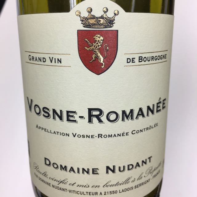 Dom. Nudant Vosne Romanée(ドメーヌ・ニュダン ヴォーヌ