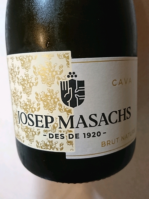 Josep Masachs Cava Brut Nature(ジョセフ・マサックス カヴァ ブリュット ナチュレ)