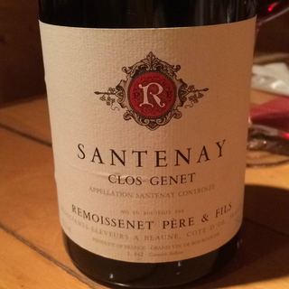 Remoissenet Père et Fils Santenay Clos Genet(ルモワスネ・ペール・エ・フィス サントネイ クロ・ジェネ)