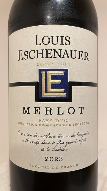 Louis Eschenauer Merlot Pays d'Oc(ルイ・エシェノエール メルロ)