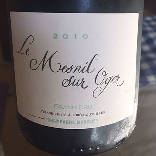 Champagne Marguet Le Mesnil Sur Oger Grand Cru