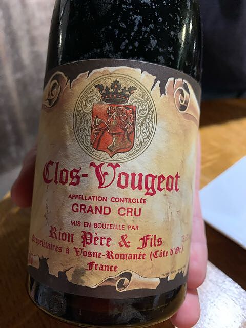Rion Père & Fils Clos Vougeot Grand Cru
