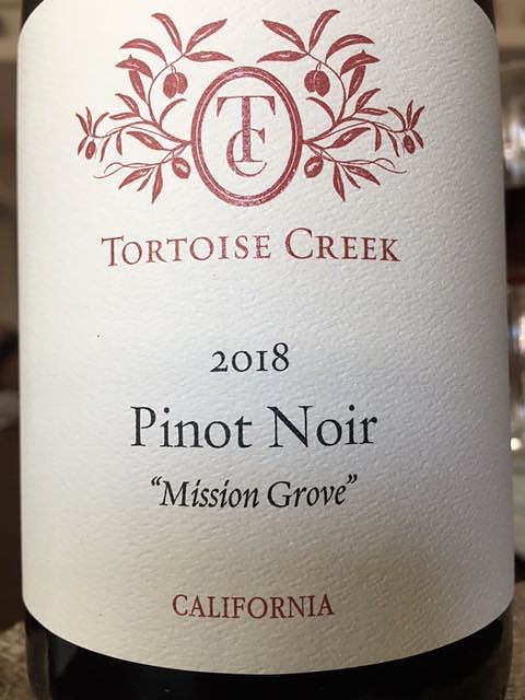 Tortoise Creek Pinot Noir Mission Grove