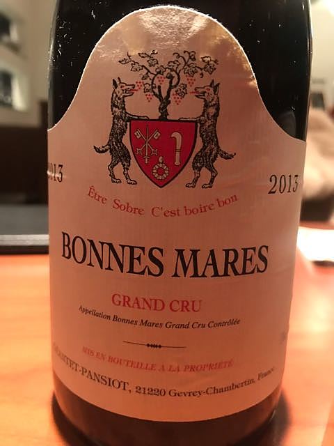 Geantet Pansiot Bonnes Mares Grand Cru
