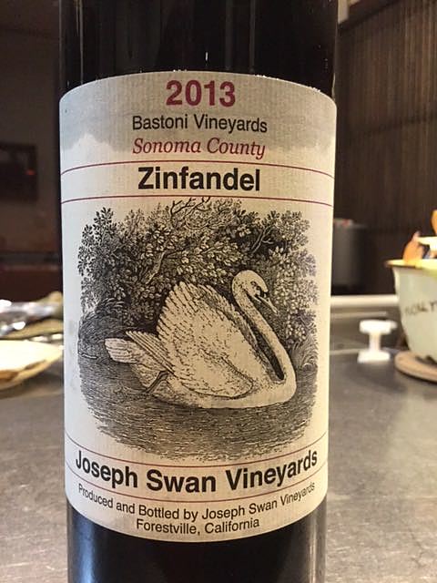 Joseph Swan Vineyards Zinfandel Bastoni Vineyards