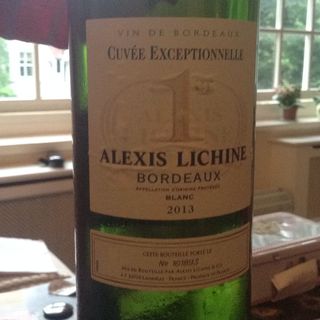 Alexis Lichine 1er Cuvée Exceptionnelle Bordeaux Blanc(アレクシス・リシーヌ プルミエ キュヴェ・エクセプショネール ボルドー ブラン)