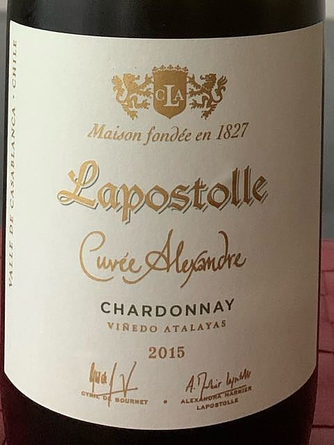 Lapostolle Cuvée Alexandre Chardonnay(ラポストール キュヴェ・アレクサンドル シャルドネ)