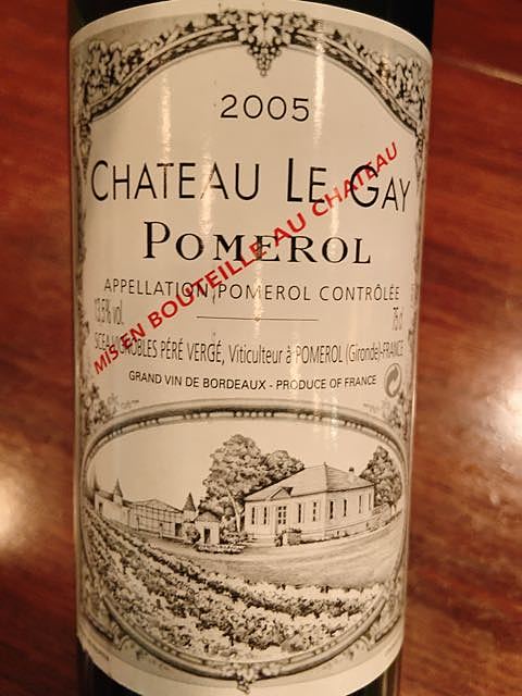 Ch. Le Gay Pomerol(シャトー・ル・ゲイ)