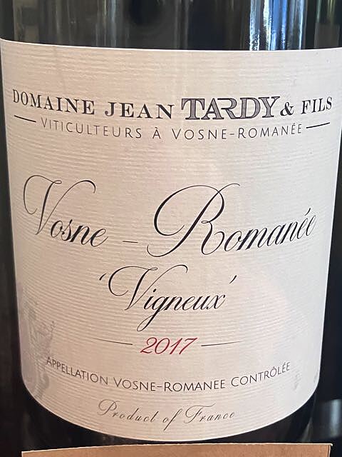 Dom. Jean Tardy & Fils Vosne Romanée Vigneux(ドメーヌ・ジャン・タルディ・エ・フィス ヴォーヌ・ロマネ ヴィニュー)