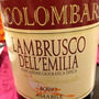 La Colombara Lambrusco dell'Emilia Rosso Amabile
