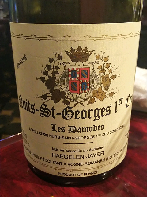 Haegelen Jayer Nuits Saint Georges 1er Cru Les Damodes