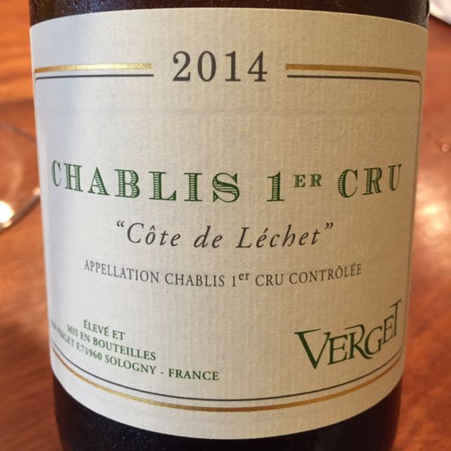 1994valmur VERGET シャブリグラン・クリュ Verget Chablis 1er Cru Côte de Léchet(ヴェルジェ シャブリ