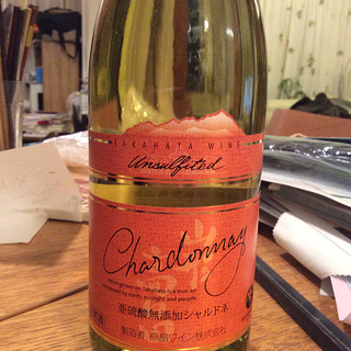 TAKAHATA WINE Unsulfited Chardonnay 2012(高畠ワイン 高畠 亜硫酸塩無添加 シャルドネ)