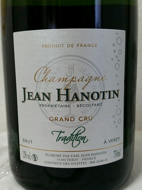 Jean Hanotin Brut Tradition(ジャン・アノタン ブリュット トラディション)