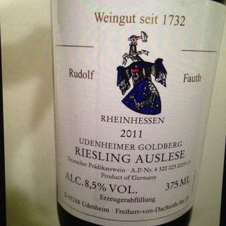 Rudolf Fauth Udenheimer Goldberg Riesling Auslese(ルドルフ・ファウス ウーデンハイマー・ゴールドベルク リースリング アウスレーゼ)