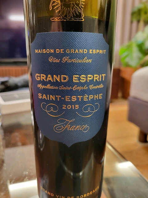 Maison de Grand Esprit Grand Esprit Saint Estèphe(メゾン・ド・グラン・エスプリ グラン・エスプリ サン・テステフ)