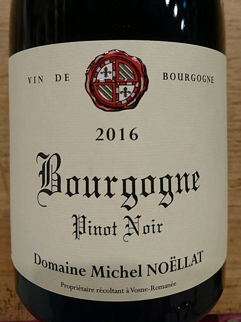 Dom. Michel Noëllat Bourgogne Pinot Noir(ドメーヌ・ミシェル・ノエラ ブルゴーニュ ピノ・ノワール)