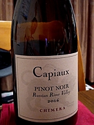 Capiaux Chimera Pinot Noir(2016)